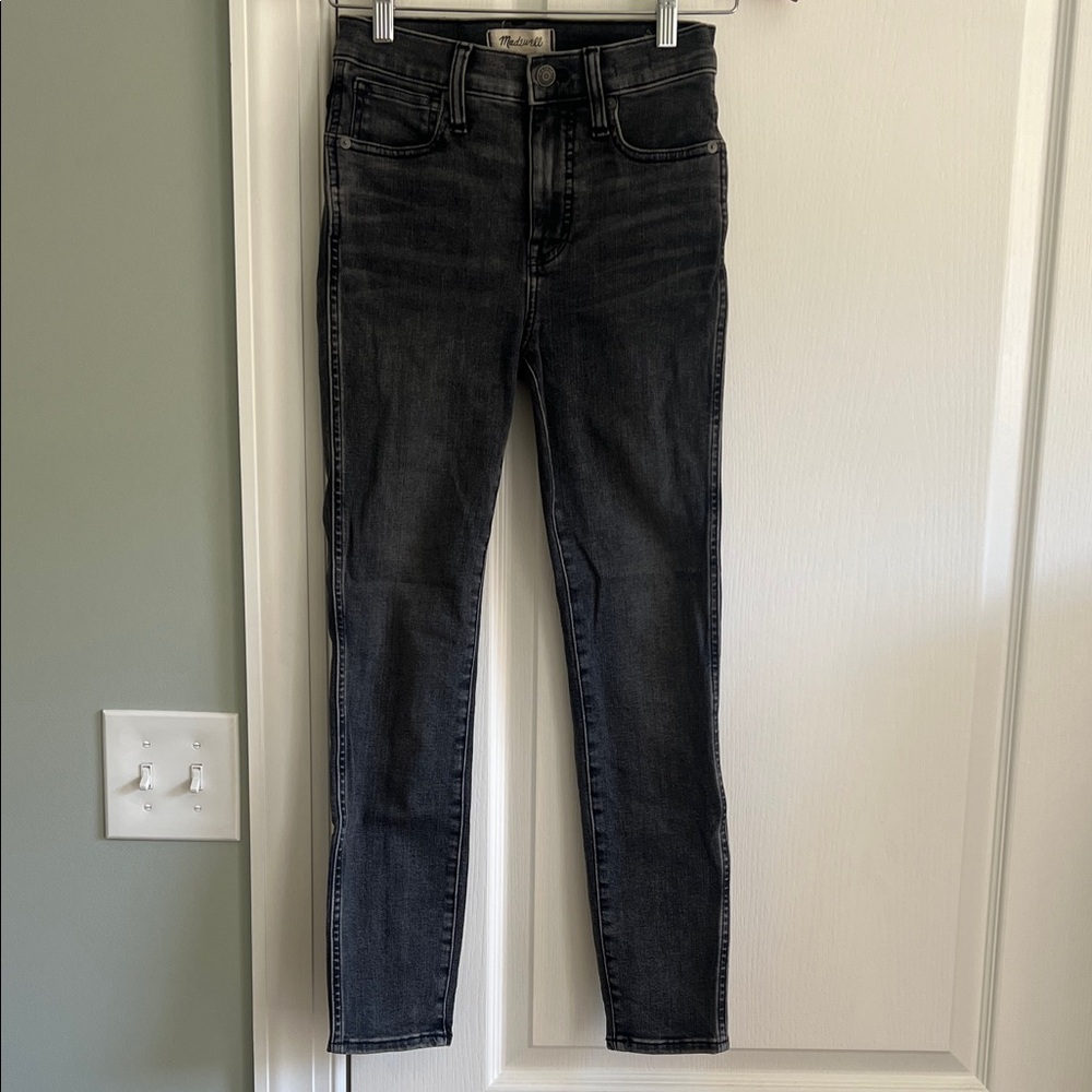 Madewell 10” High Rise Skinny Crop Gray Skinny Jeans